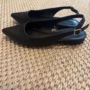 Nordstrom Black Slingback Flats